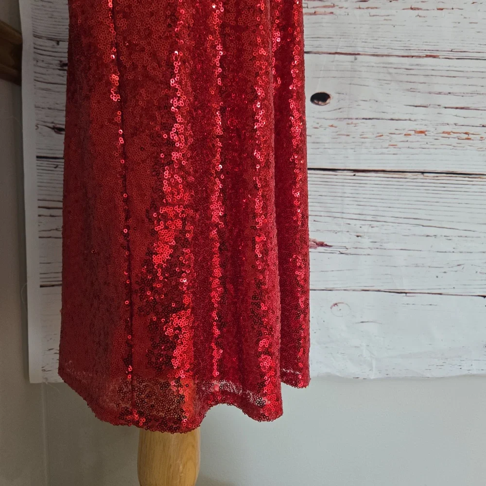 Petite Adele Sequin Girl Dress Size Size 6-8